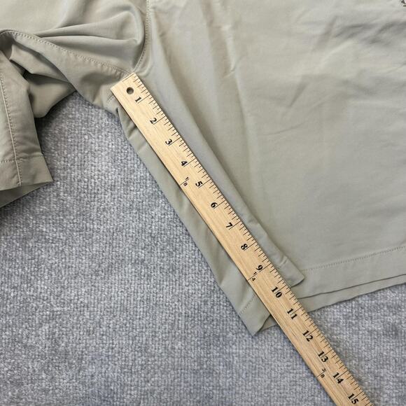 Under Armour Shorts Mens 38 Khaki Beige HeatGear Loose Fit Athletic Golf Nylon - Picture 6 of 8